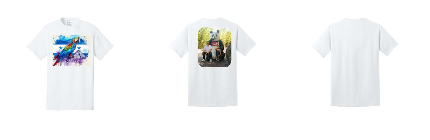 CUSTOM PRINTED 100% COTTON TEE